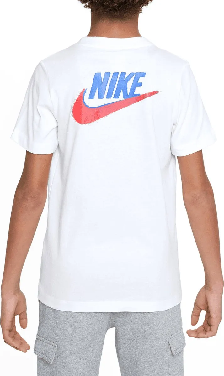 Nike Sportswear Graphic Kids T-shirt FJ5391-100 - 140 - Wit