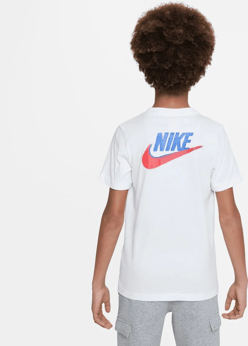 Nike Sportswear Graphic Kids T-shirt FJ5391-100 - 140 - Wit