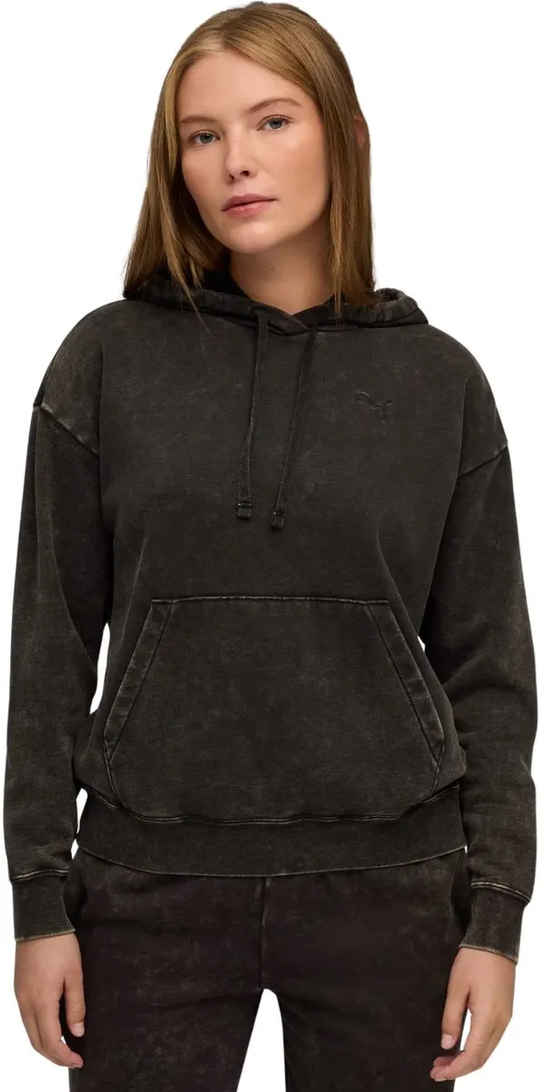 PUMA Elevated Relaxed Wash Hoodie Dames