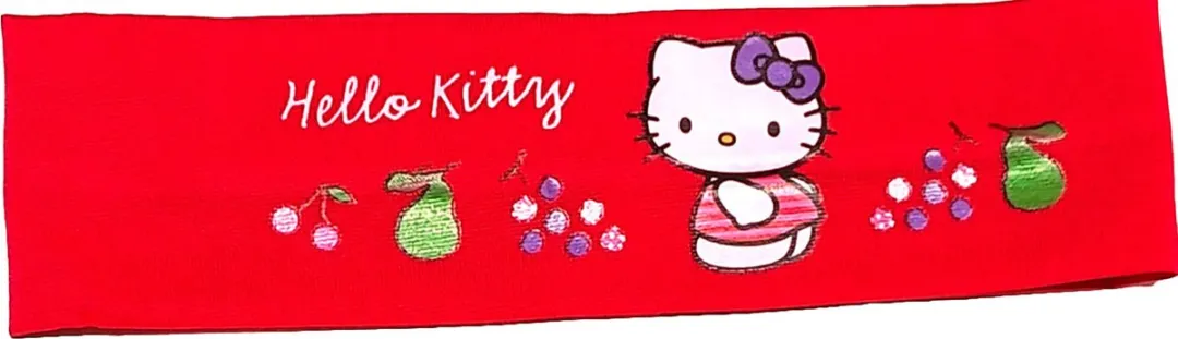 Hello Kitty Haarband Fruitmotief Rood