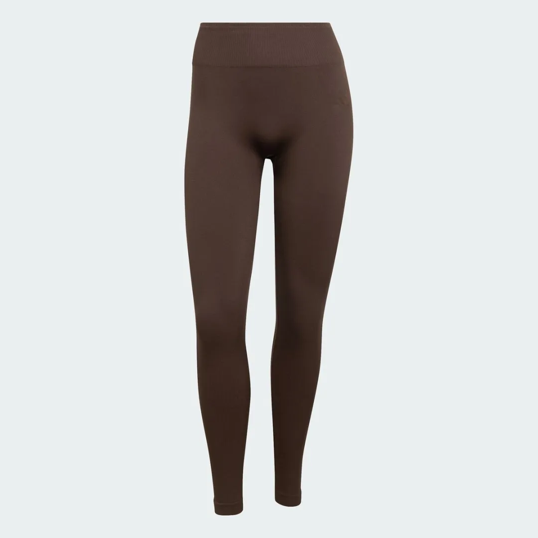 Adidas Performance Workout Essentials Knit Lange Legging KE5845 - S - Bruin - afbeelding 6 van 6