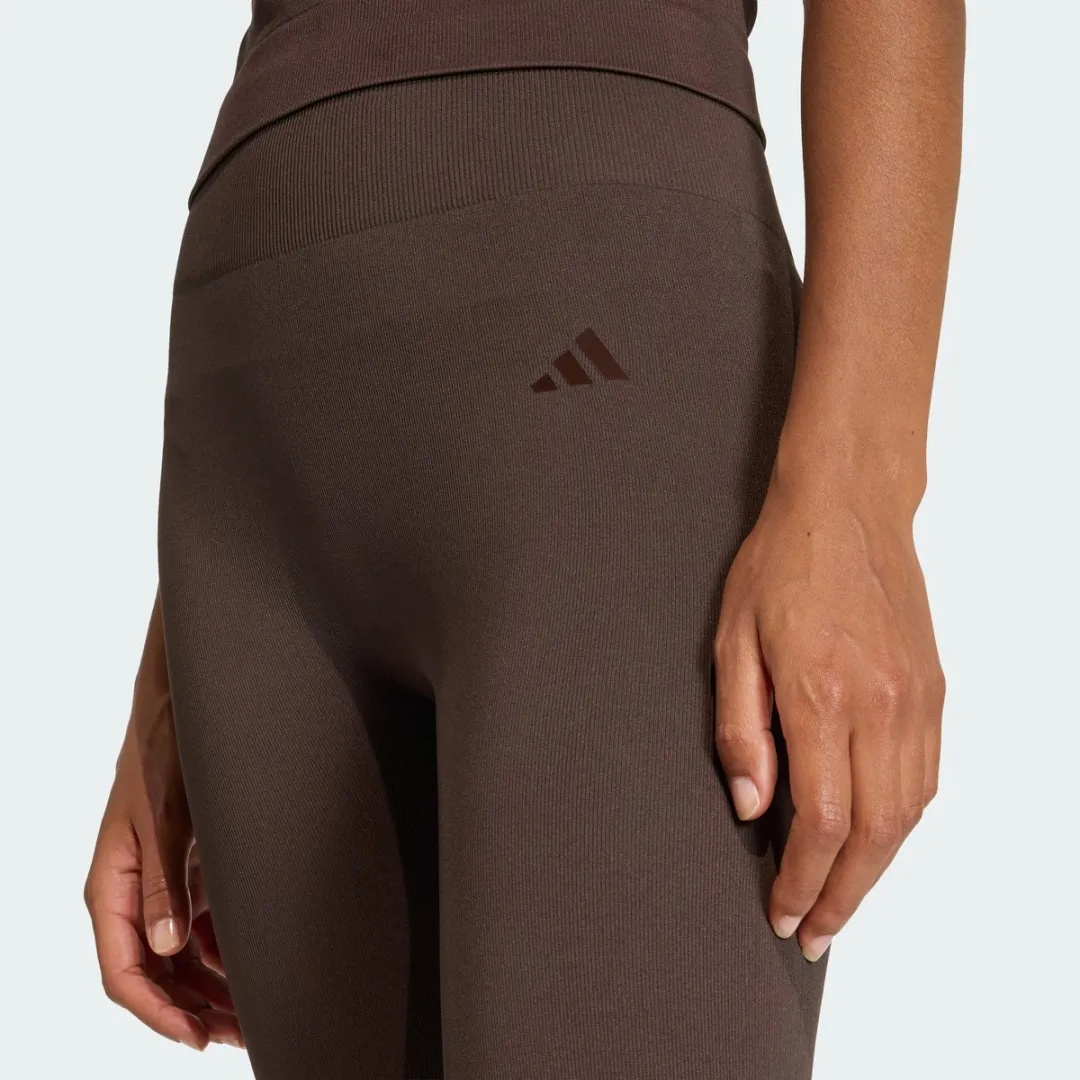 Adidas Performance Workout Essentials Knit Lange Legging KE5845 - S - Bruin