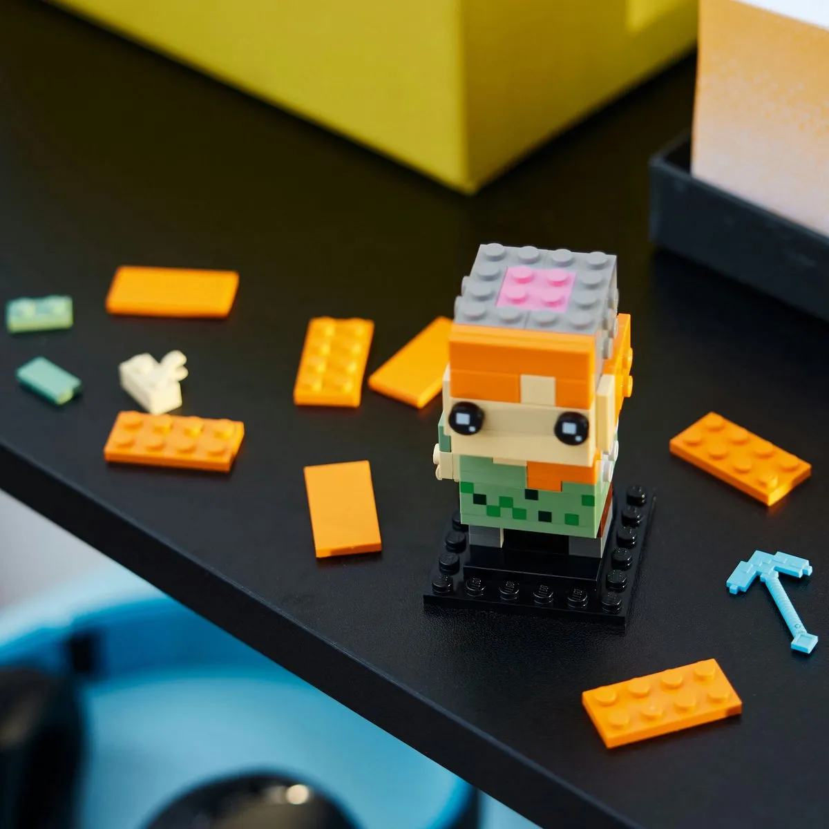 LEGO Minecraft Brickheadz Alex 40624 - 86 Stukken - afbeelding 4 van 6
