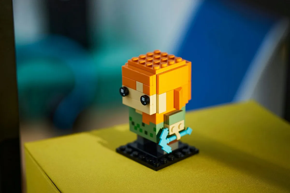 LEGO Minecraft Brickheadz Alex 40624 - 86 Stukken - afbeelding 6 van 6