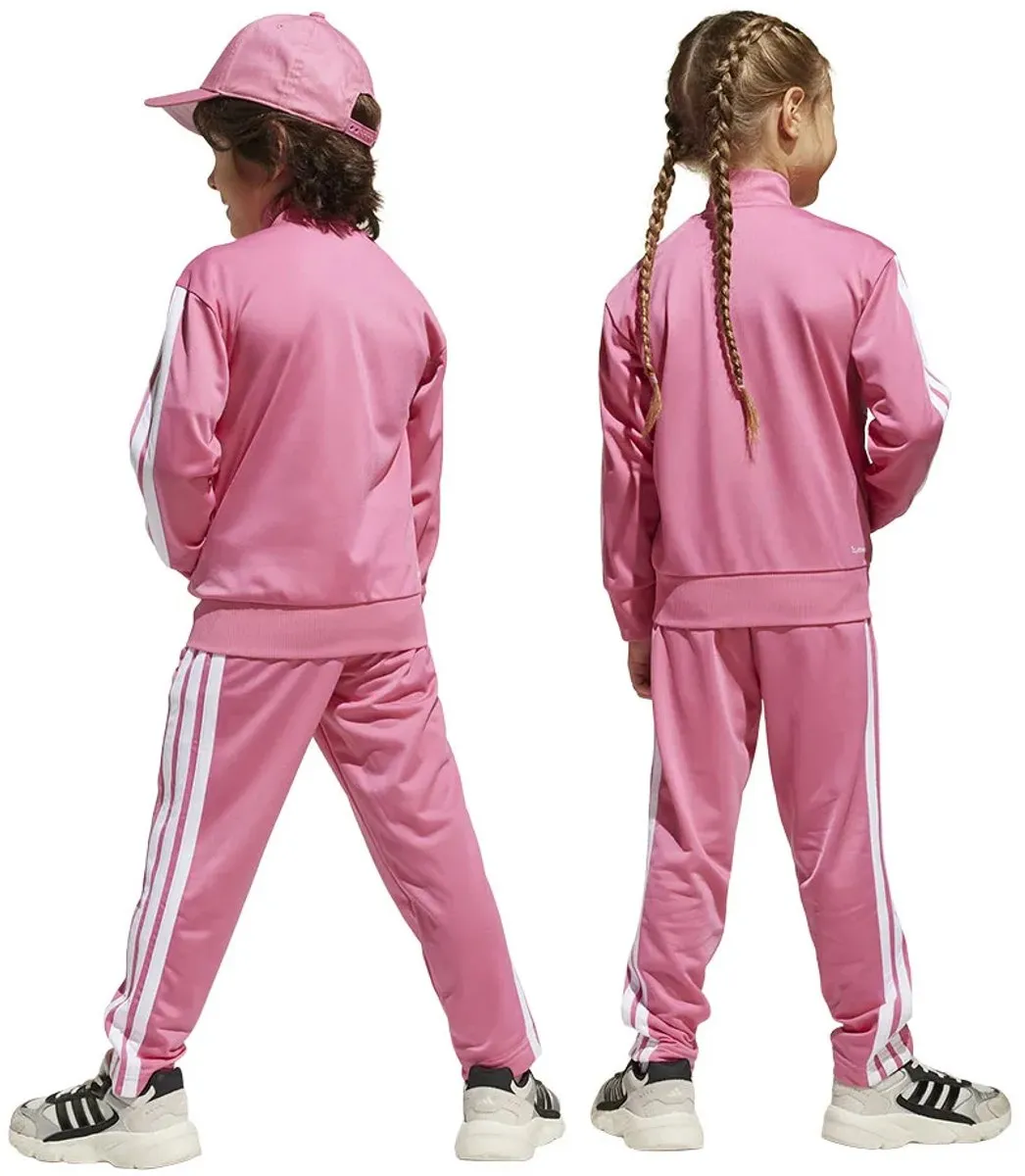 Adidas Tiberio 3-Stripes Trainingspak Kids JI6208 - Roze - 122