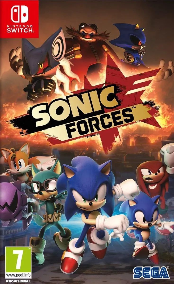 Sega Sonic Forces Nintendo Switch Code-in-a-box