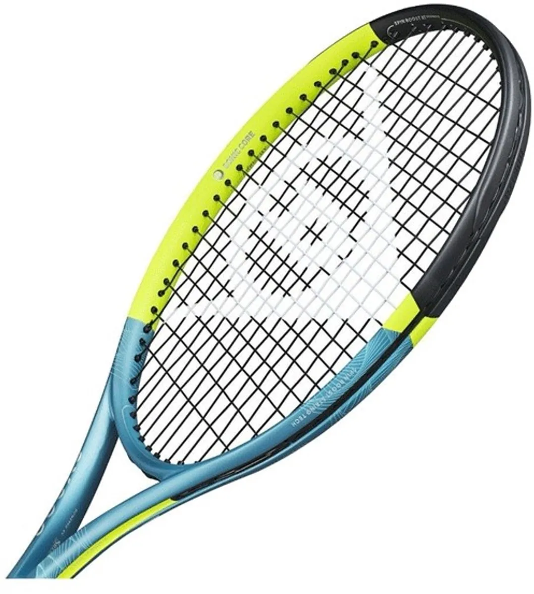 Dunlop SX300 Tennisracket - Spin - L2 - Geel/Aqua