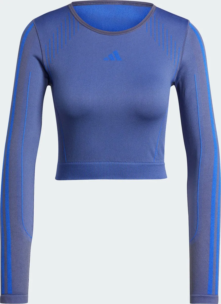 adidas Performance Knit Longsleeve IX6995 - Blauw M
