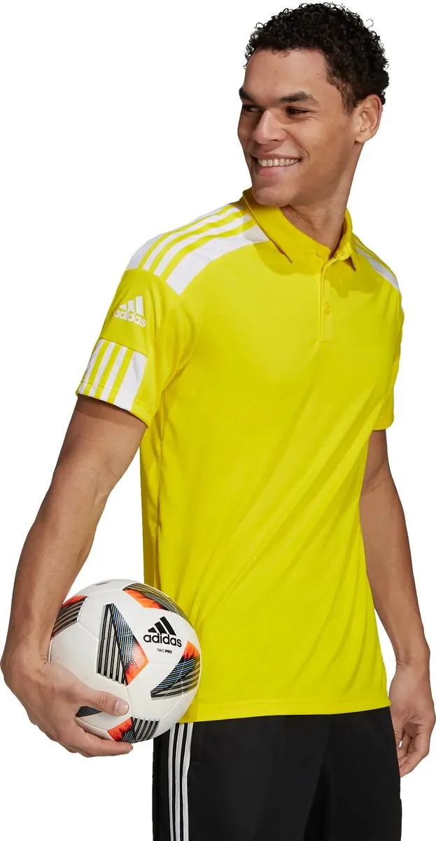 adidas Squadra 21 Polo Geel - M