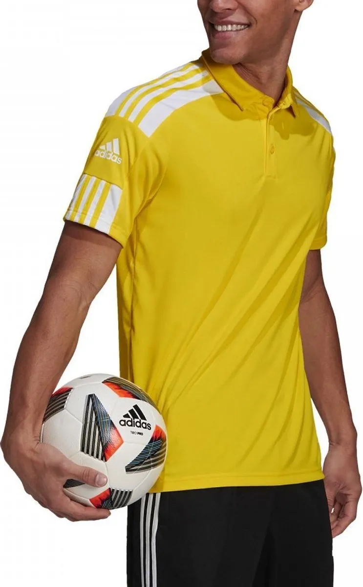 adidas Squadra 21 Polo Geel - M