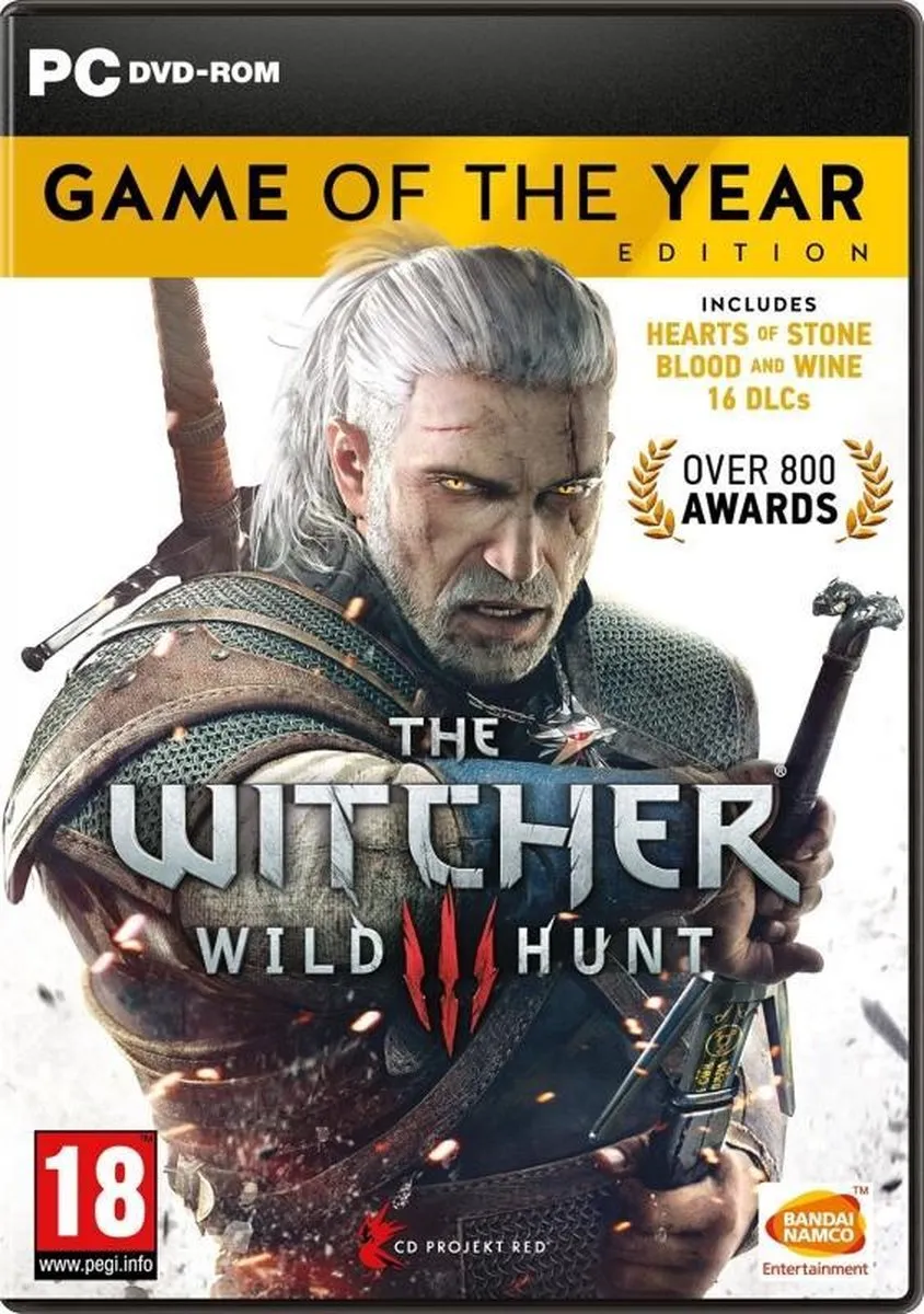 Bandai Namco The Witcher 3 Wild Hunt Game of the Year Edition PC