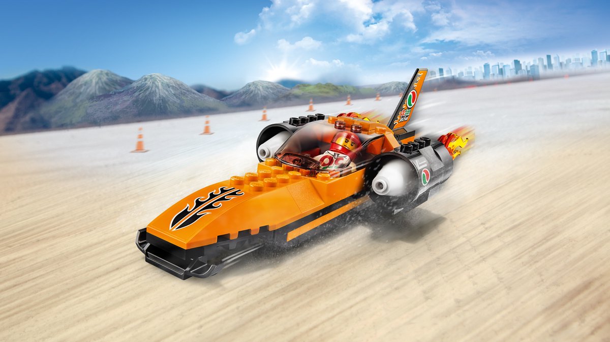 Lego City 60178 Snelheidsrecordauto