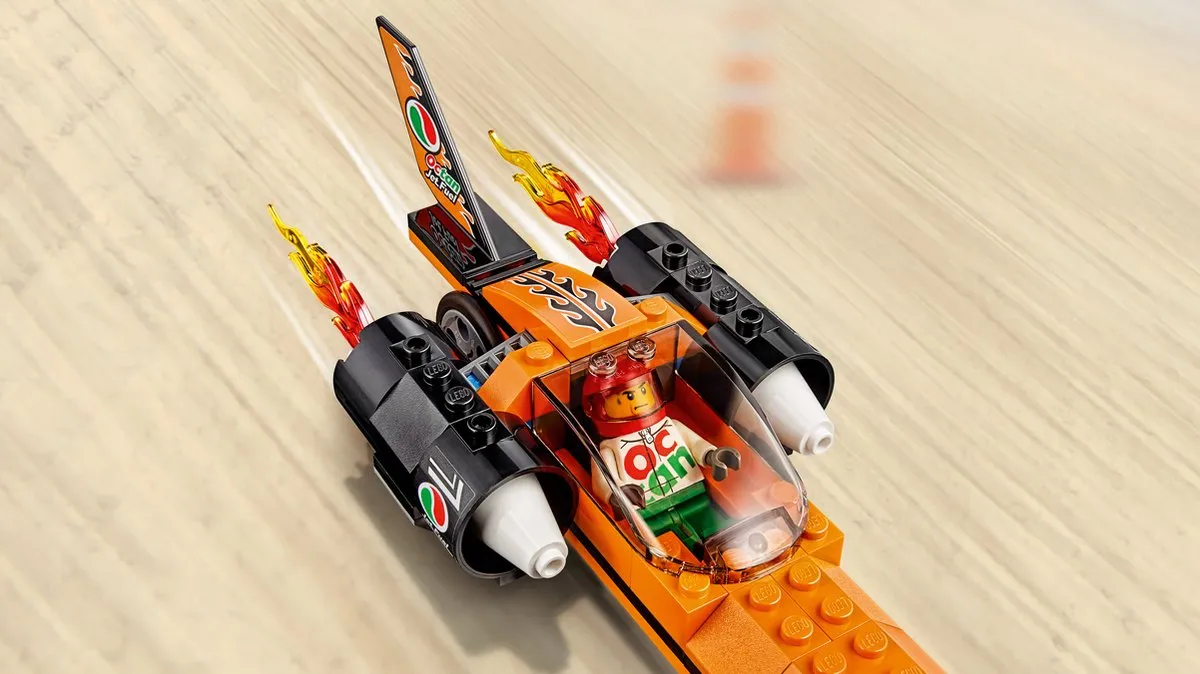 LEGO City 60178 Snelheidsrecordauto - 78 Stukken - Multicolor - afbeelding 6 van 6