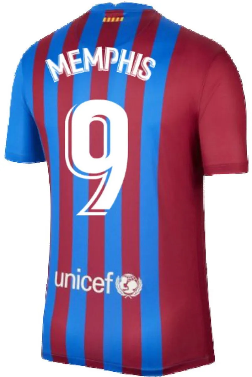 Nike FC Barcelona Sportshirt CV7891-428 - XL - Rood/Blauw