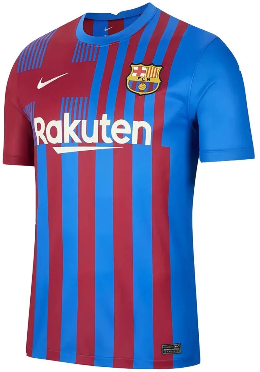 Nike FC Barcelona Sportshirt CV7891-428 - XL - Rood/Blauw