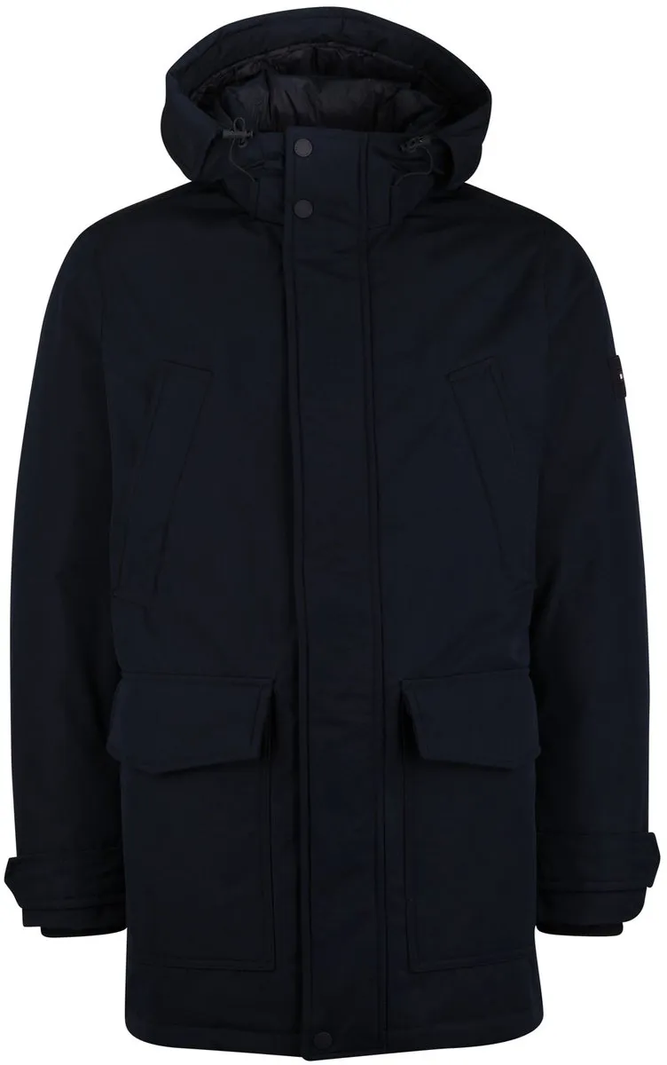 Tommy Hilfiger Heren Jas MW0MW40632DW5 - XL - Donkerblauw - afbeelding 6 van 6