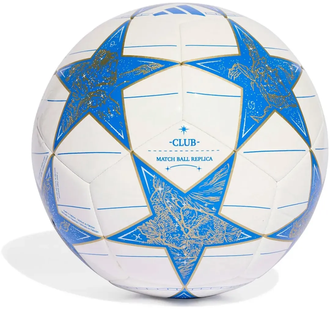 Adidas UCL Club Voetbal 5 - Blauw/Wit/Goud