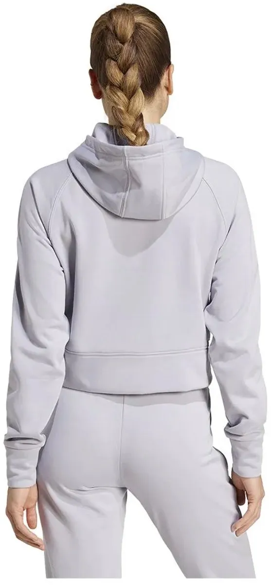 Adidas Aeroready Game And Go Fleece Trainingsjack - L - Grijs