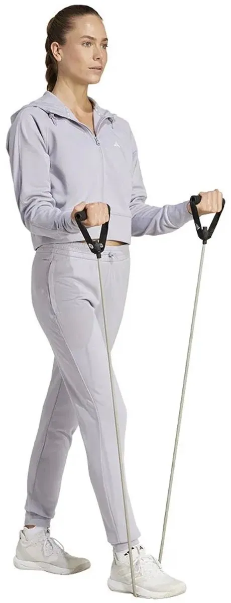 Adidas Aeroready Game And Go Fleece Trainingsjack - L - Grijs