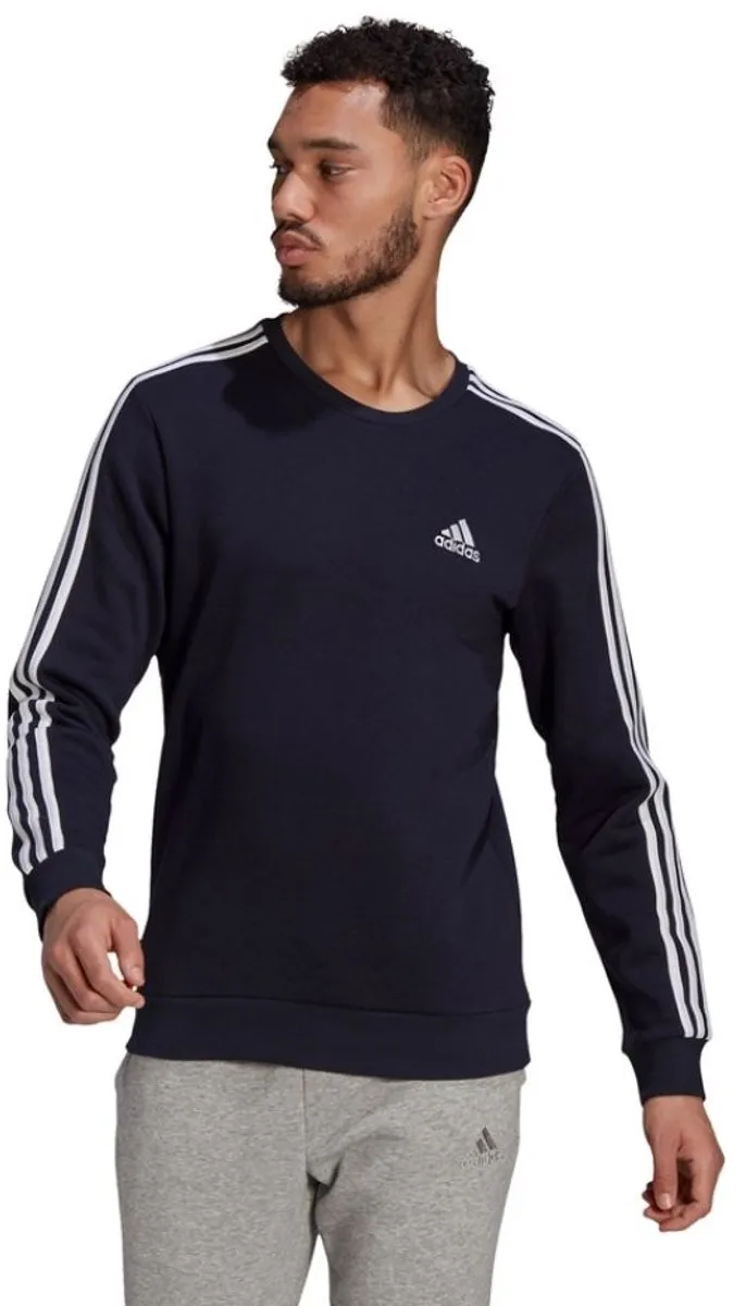 adidas Essentials Sweatshirt Heren - Donkerblauw S