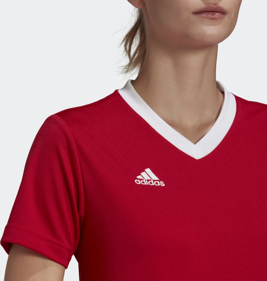adidas Performance Entrada 22 Voetbalshirt - Dames - Rood - XS