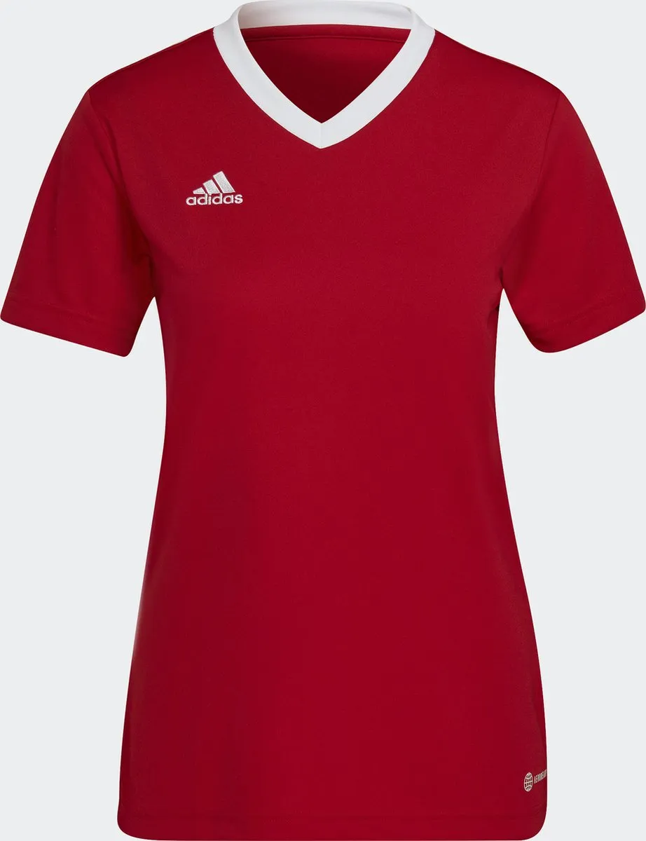 adidas Performance Entrada 22 Voetbalshirt - Dames - Rood - XS - afbeelding 6 van 6