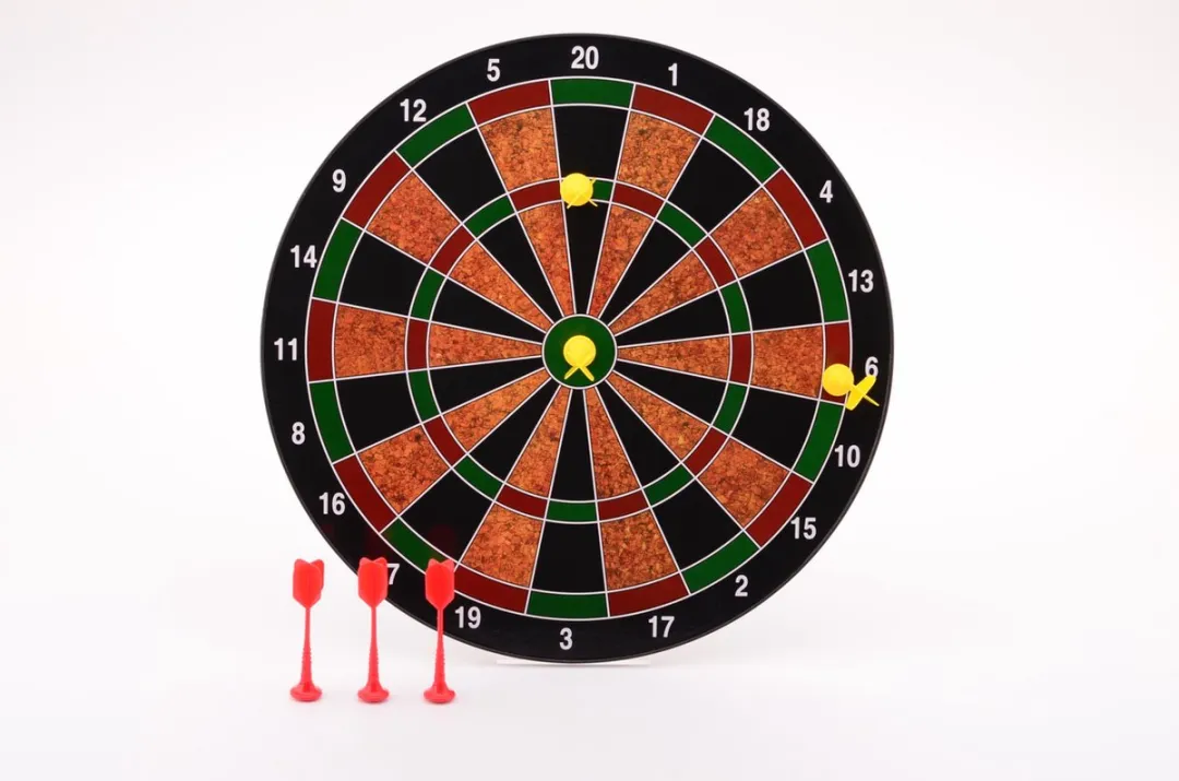 Johntoy Magnetisch Dartbord 41cm - 181271 - Inclusief pijlen