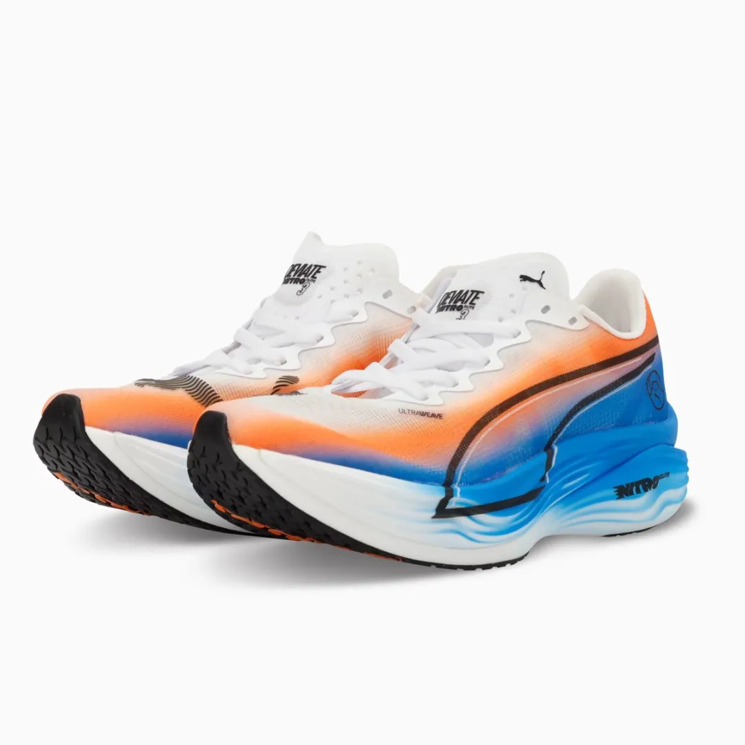 PUMA Deviate Nitro Elite 3 Ekiden Hardloopschoenen - 38 - Wit