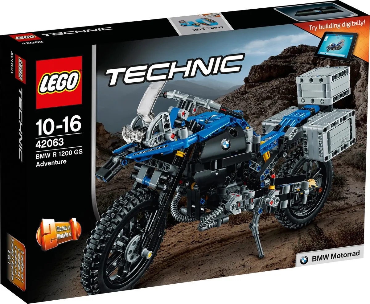 LEGO Technic BMW R 1200 GS Adventure 42063 - afbeelding 2 van 6