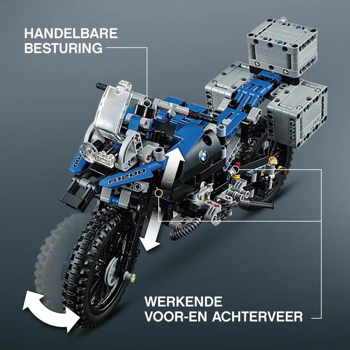 LEGO Technic BMW R 1200 GS Adventure 42063 - afbeelding 3 van 6