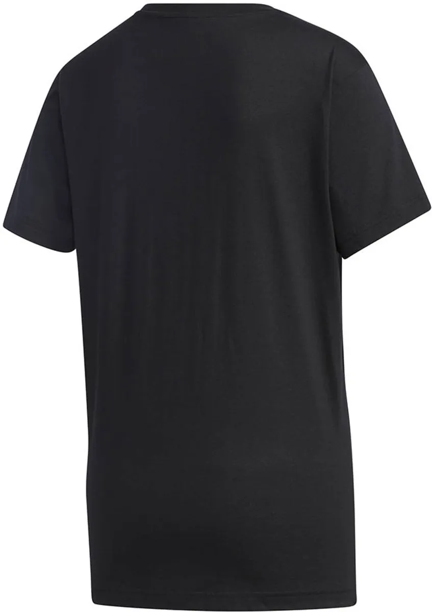 adidas Essentials Linear Loose Tee Dames - 2XS - Zwart