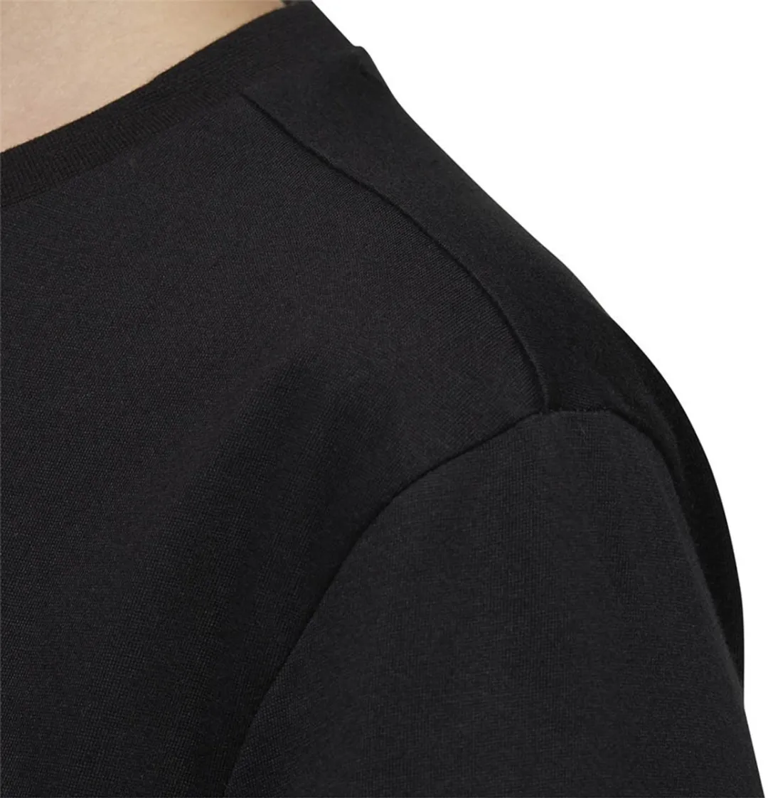 adidas Essentials Linear Loose Tee Dames - 2XS - Zwart