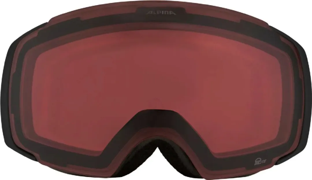 Alpina Falera Mag Q-Lite OTG Skibril - Zwart met Roze lens