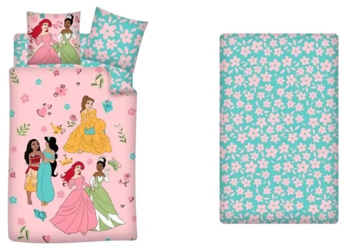 Disney Princess Dekbedovertrek Multicolor