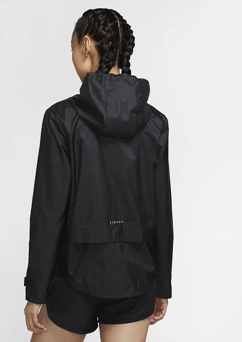 Nike Essential Sportjas Dames M - Black/Reflective Silver
