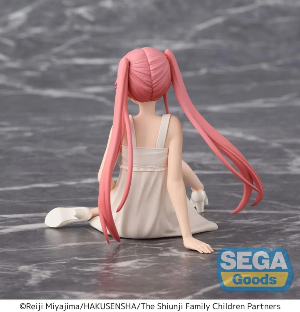Sega The Shiunji Family Ouka Shiunji 9cm PVC Standbeeld - Wit/Roze