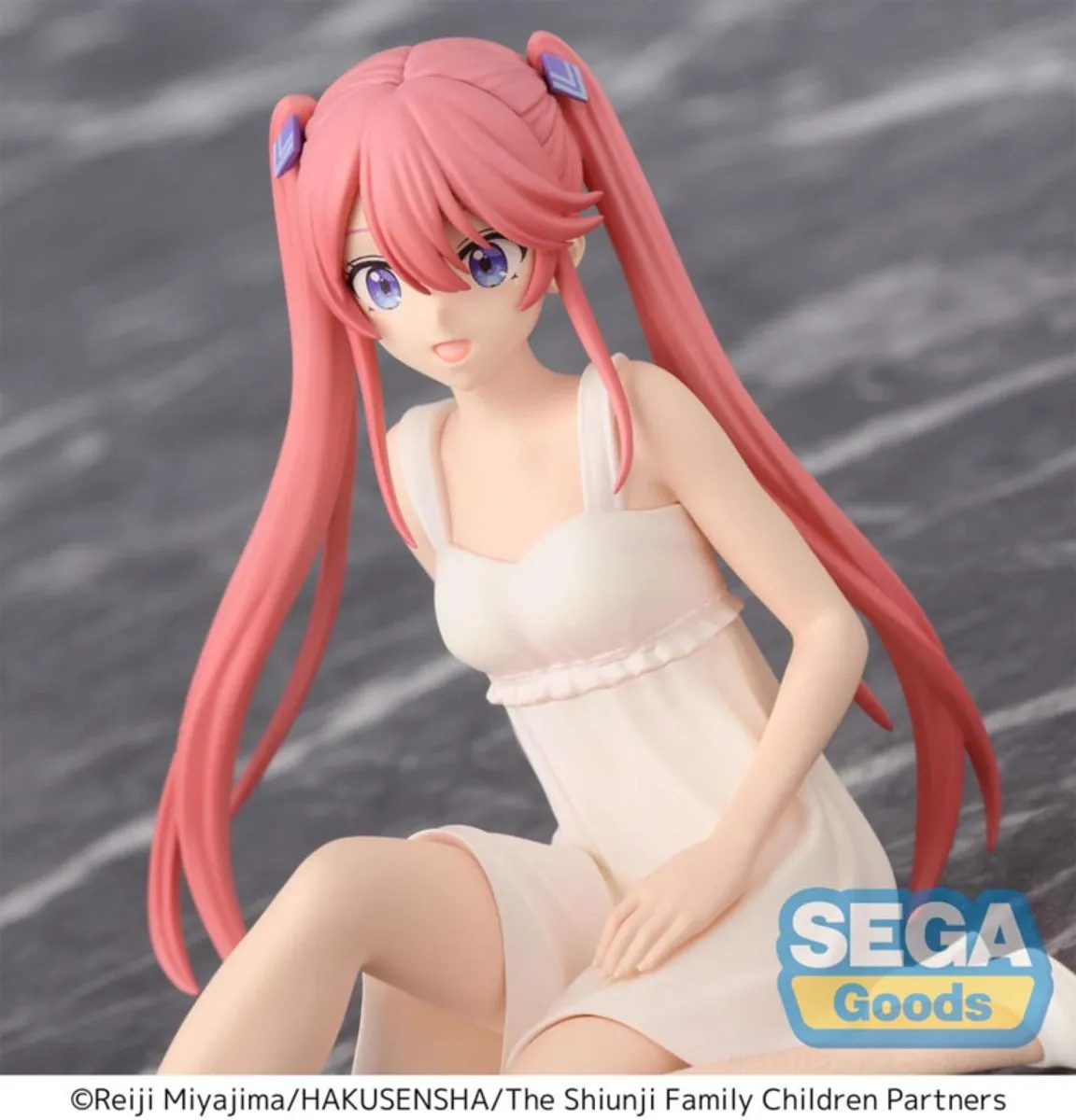 Sega The Shiunji Family Ouka Shiunji 9cm PVC Standbeeld - Wit/Roze