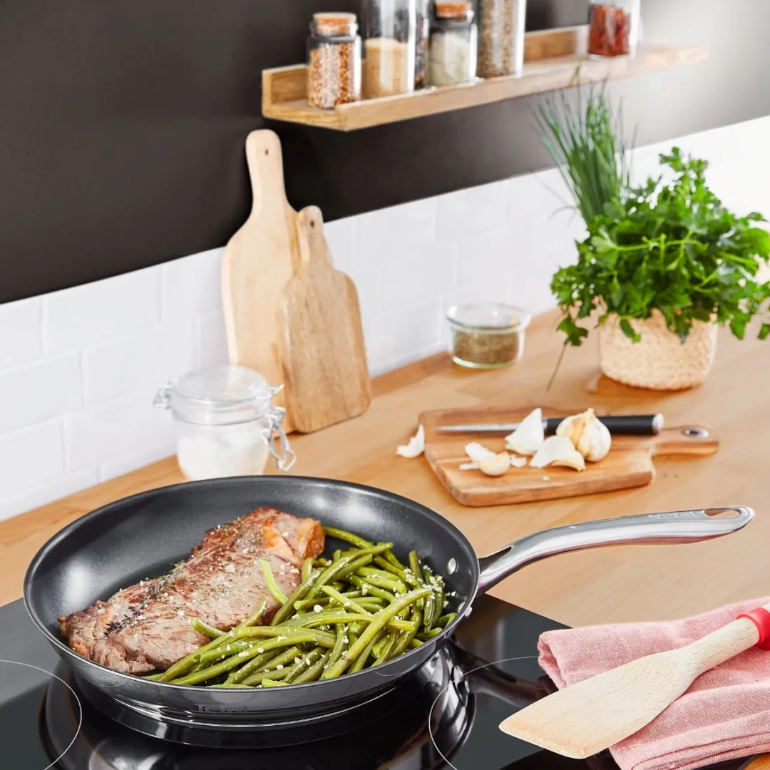 Tefal Infinite RVS Koekenpan 28cm - Inductie - Chroom