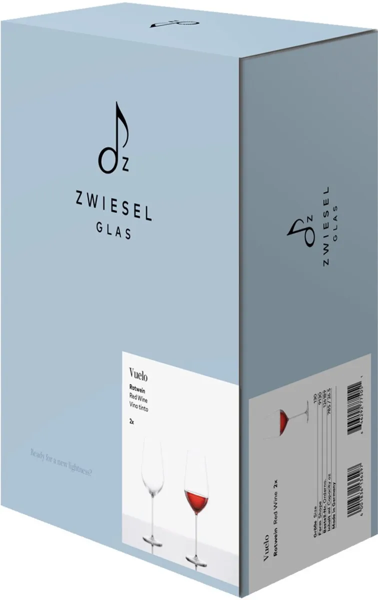 ZWIESEL VUELO Rotweinglas Set - 6 Stuks