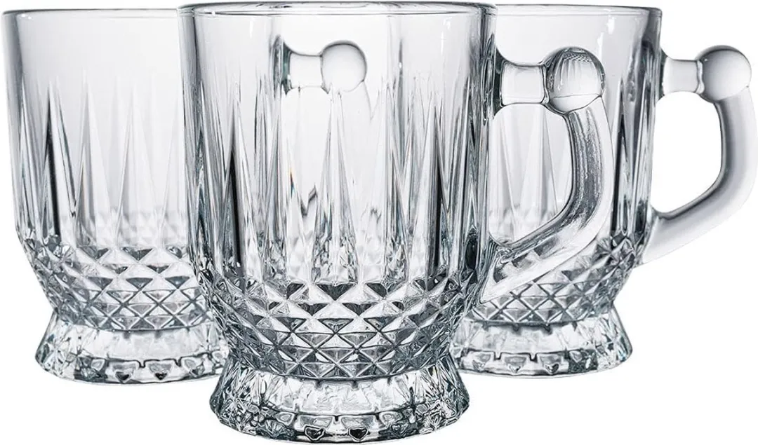 Pasabahce Theeglazenset - 6 Stuks - Ø6.5cm - Cappuccino - afbeelding 2 van 5