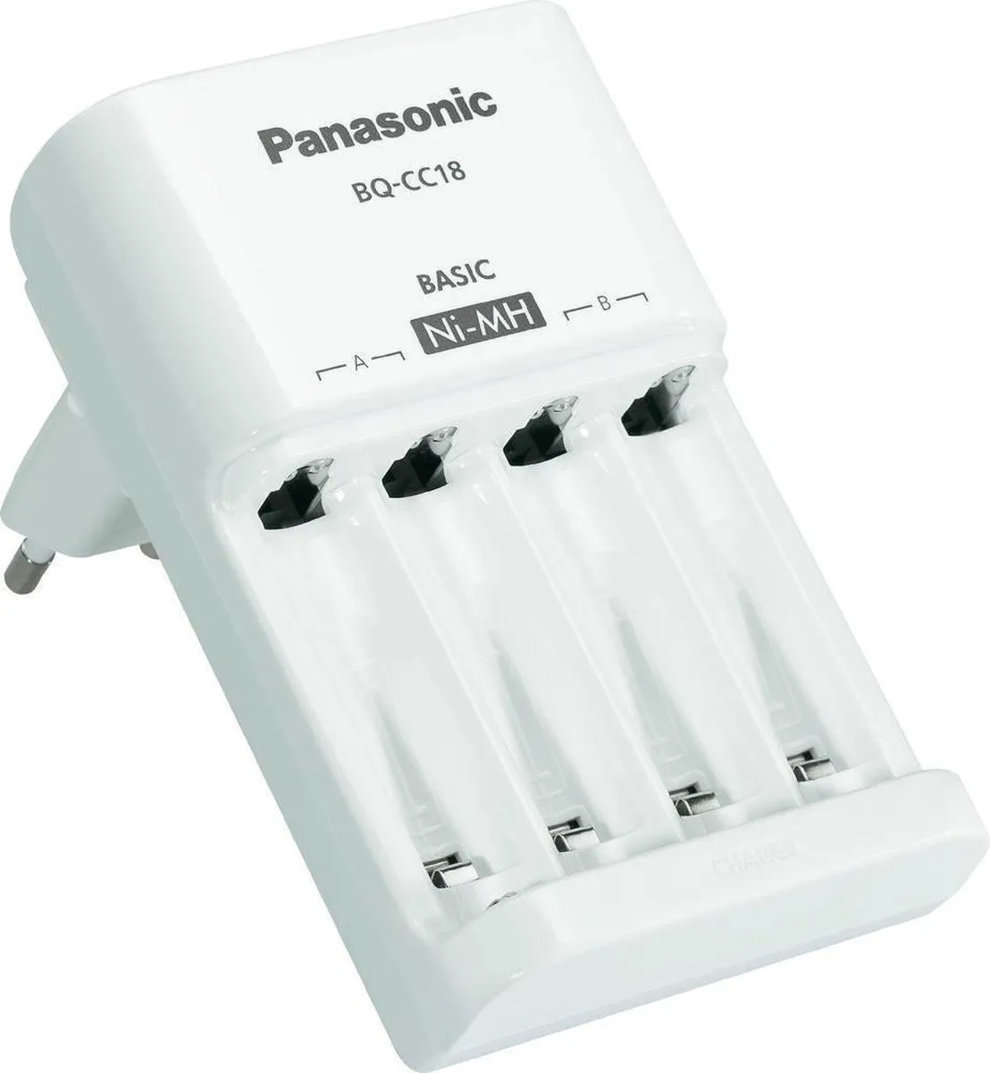 Panasonic BQ-CC51E Oplader - 4x AAA/AA Penlite - Wit