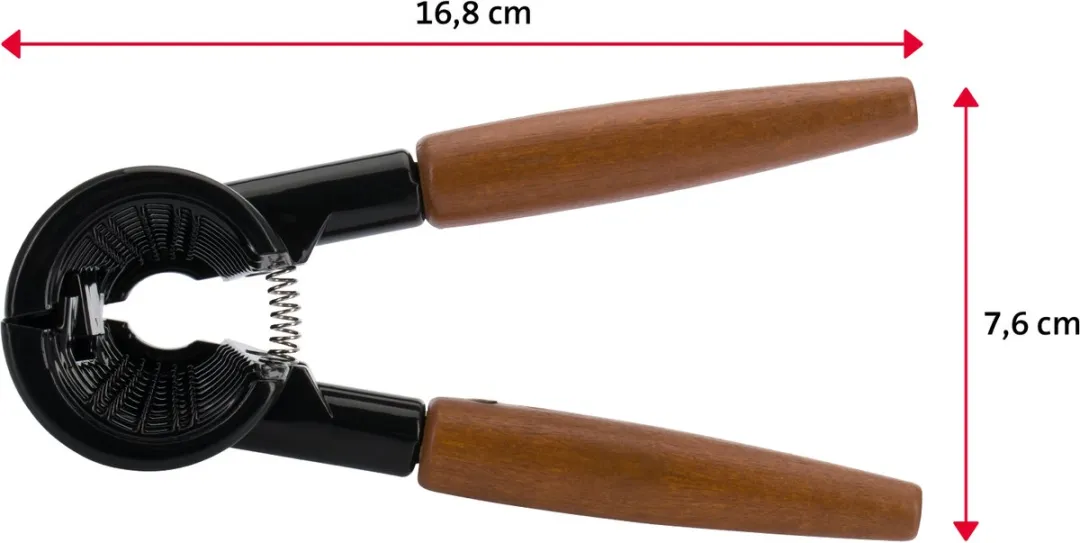 Westmark Nussprofi Deluxe Champagnetangen 16,8cm - Zwart/Bruin