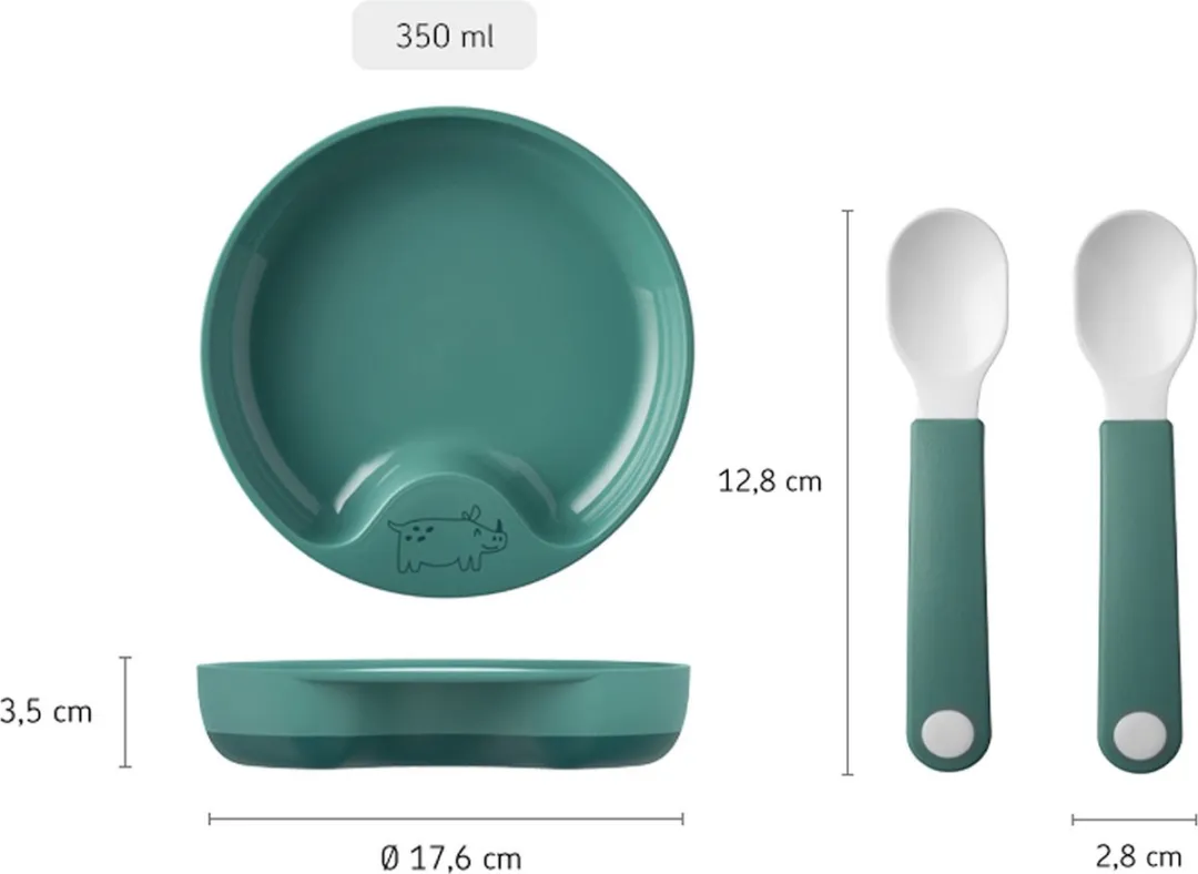 Mepal Lernteller Mio - 3 Stuks - Geel