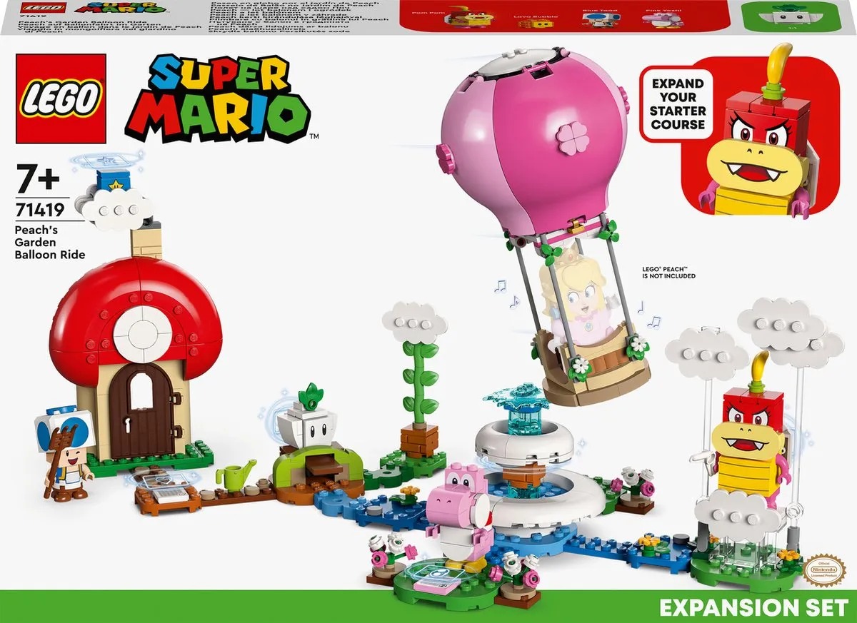 LEGO Super Mario 71419 Uitbreidingsset Peach' Tuin Ballonvaart