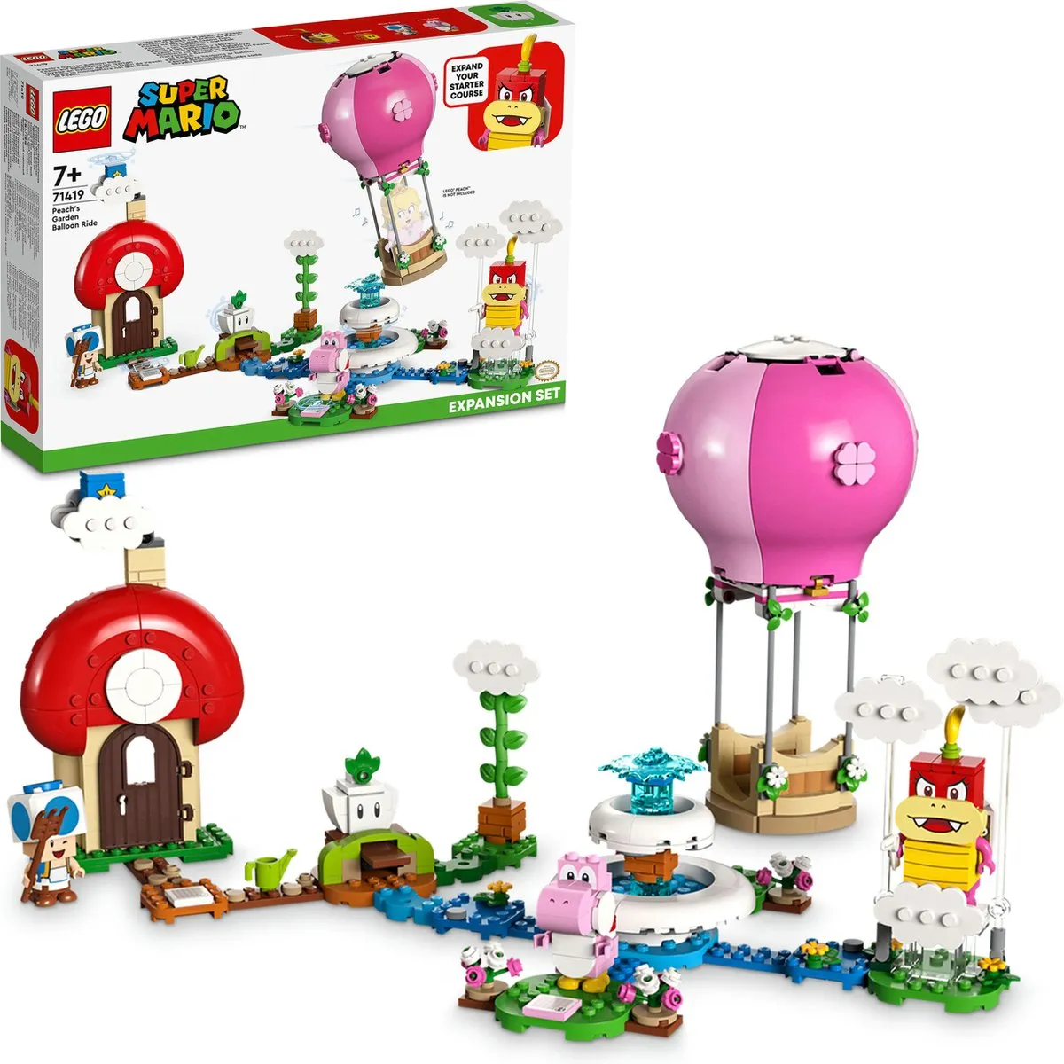 LEGO Super Mario 71419 Uitbreidingsset Peach' Tuin Ballonvaart - 453 Stukken - afbeelding 4 van 6