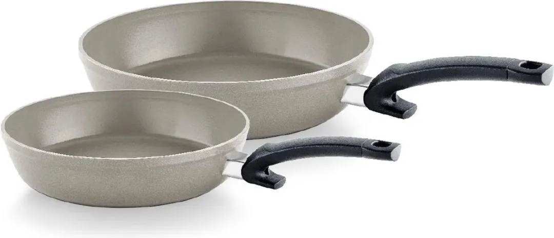 Fissler Ceratal Comfort Koekenpannen 24cm + 28cm - Grijs