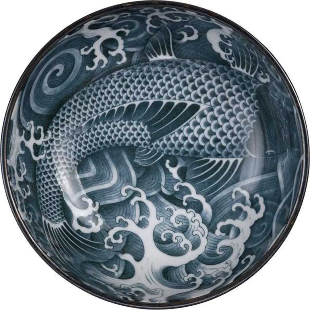 Tokyo Design Studio Carp Sori Kom - 20x7.2cm Zwart