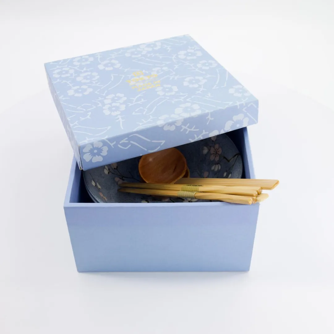 Tokyo Design Studio Kommen Set Fujisakura - 6-delig - 1000ml - Grijs