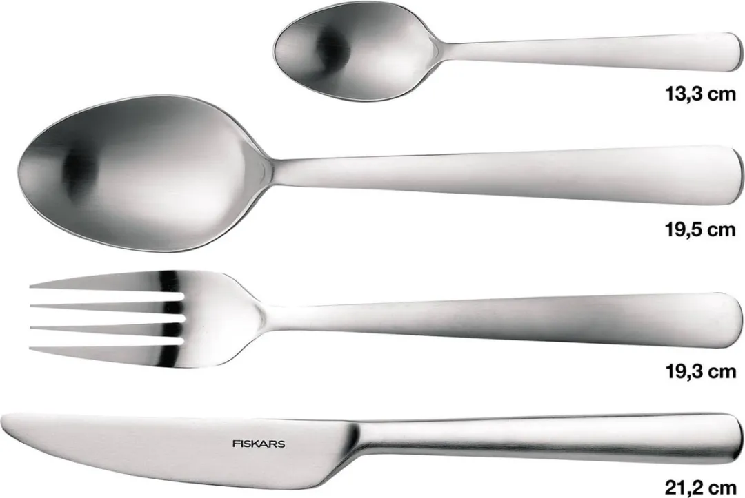 Fiskars Bestekset 16-delig FF 1002958 - 4 Personen - Zilver - afbeelding 6 van 6