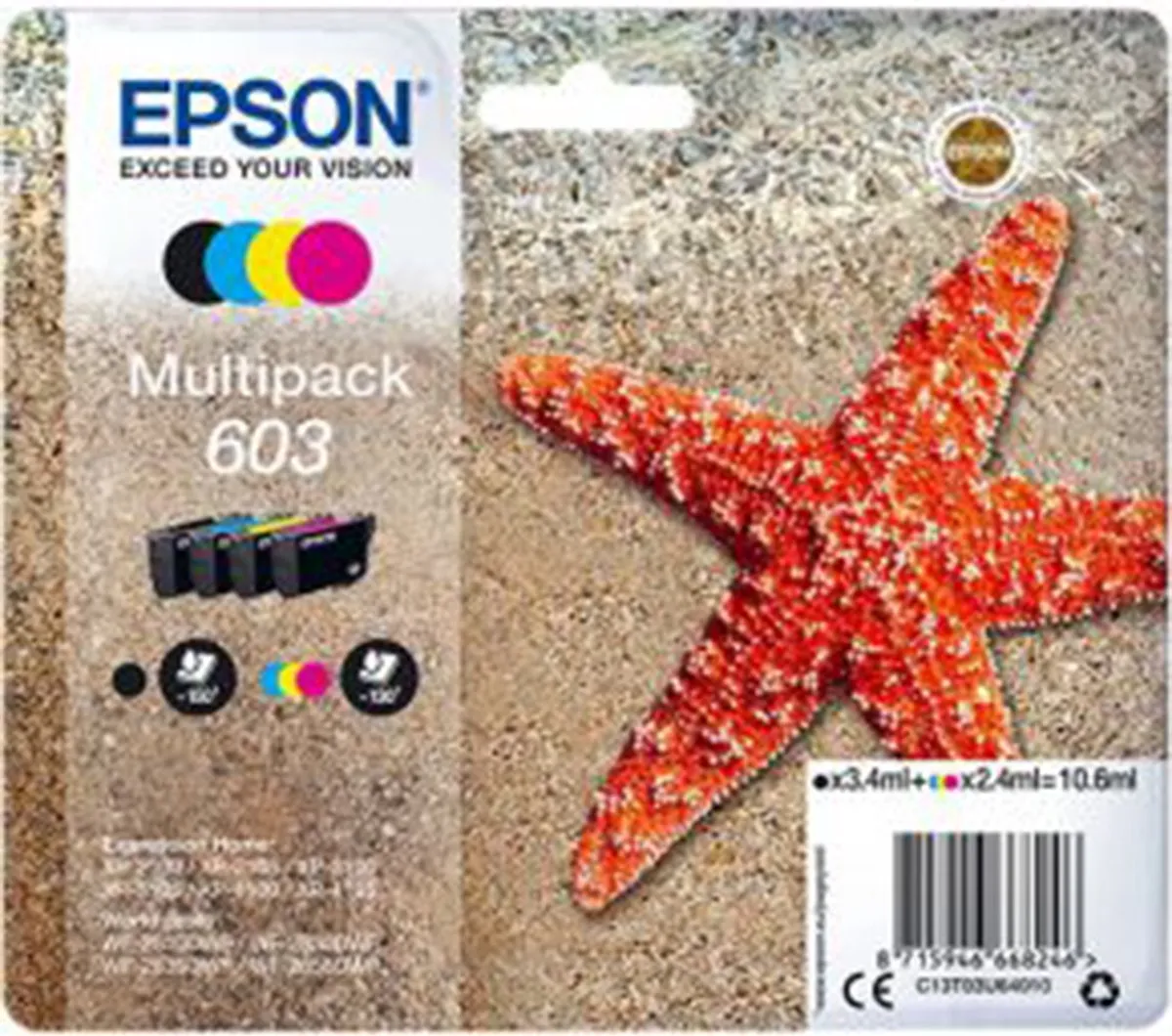 Epson 603 Inktcartridge Multipack - 4 Stuks